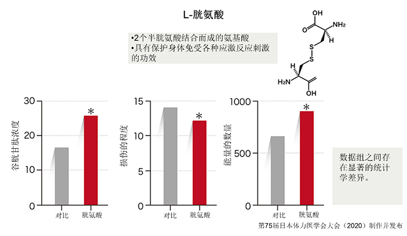 运动能力与能量使用之间的关系！“胱氨酸”可将类脂质作为能量源加以利用，从而帮助我们缓解疲劳