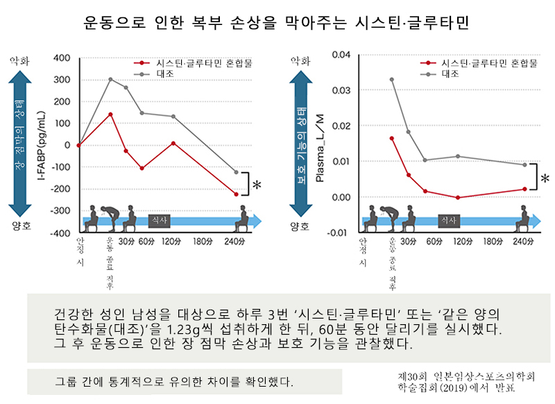 운동 중 피로를 예방하는 “시스틴·글루타민”!