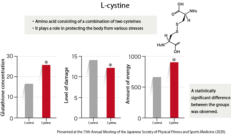 Cystine reduces exercise-related fatigue and maintains energy ...